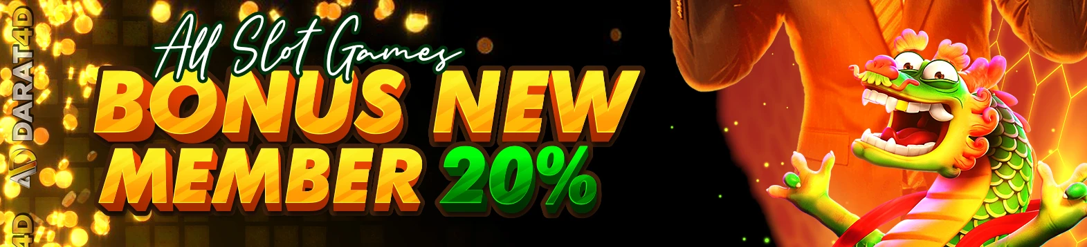 Bonus Spesial New Member 20% Darat4D